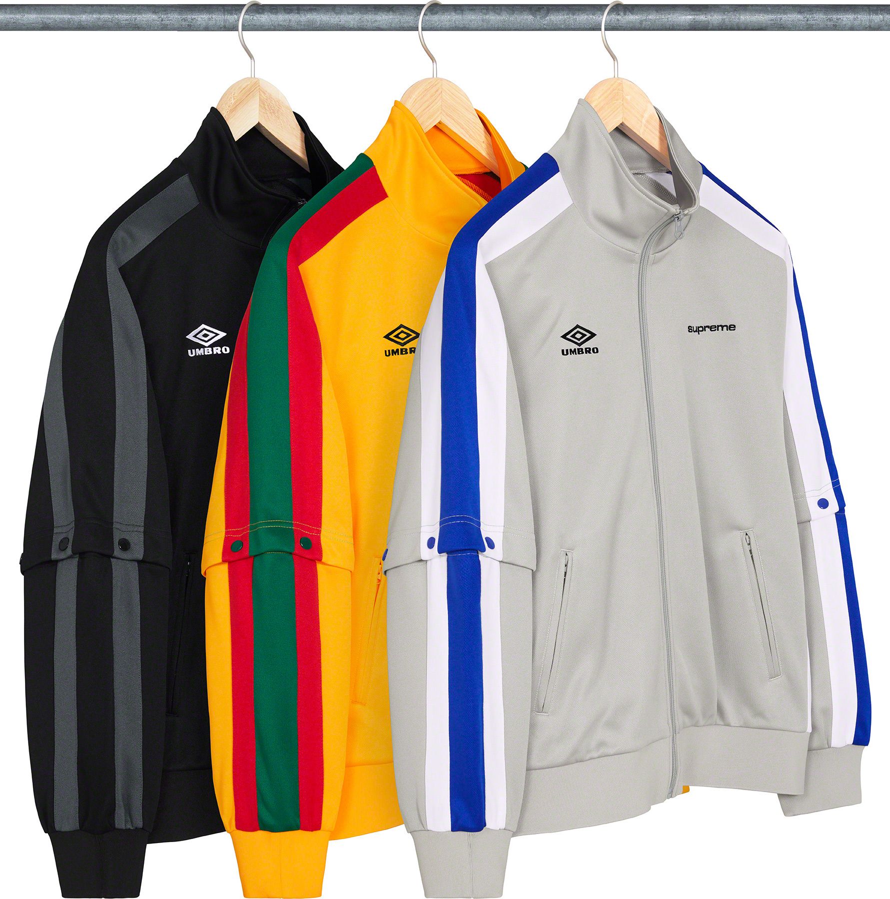 Supreme Umbro Snap Sleeve Jacket ブラック Supreme Umbro Snap Sleeve Jacket Black Men's - SS23 - US