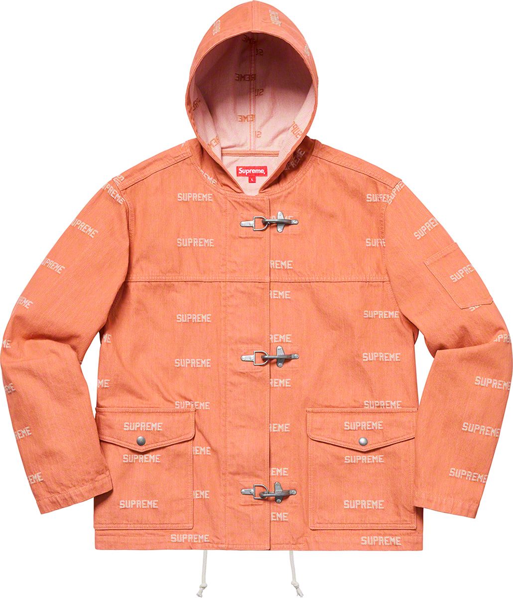 J*3様 supreme logo denim turnout jacket Logo Denim Turnout Jacket – Supreme