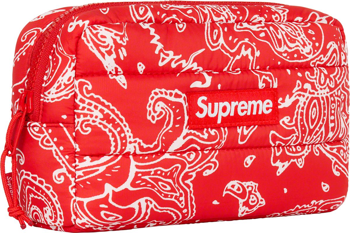 Supreme Puffer Pouch　ポーチ Supreme Puffer Pouch Black - FW22 - US