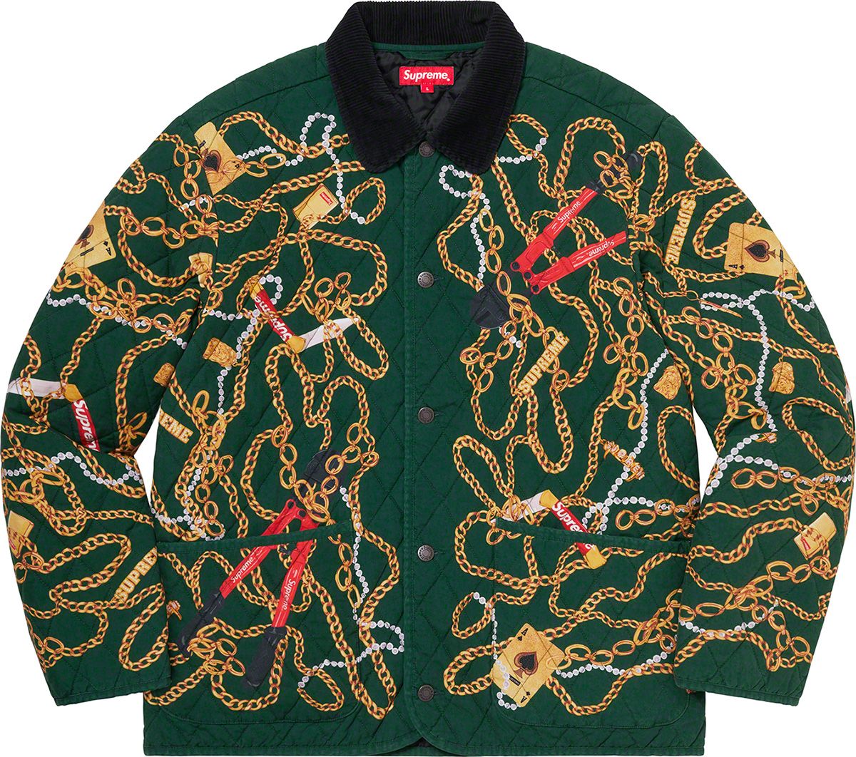 ジャケット・アウター Supreme 20AW CHAINS QUILTED Fall/Winter 2020 Preview – Supreme