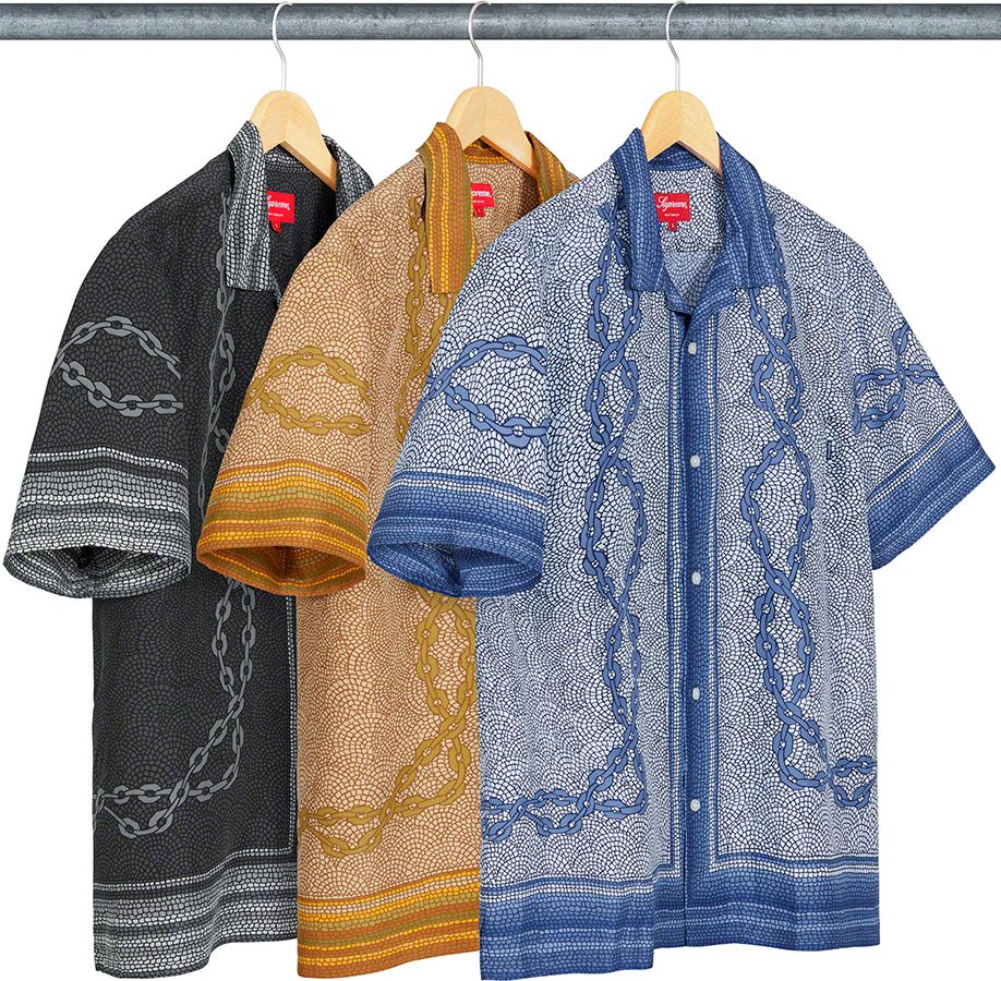 Mosaic Silk S/S Shirt – Supreme