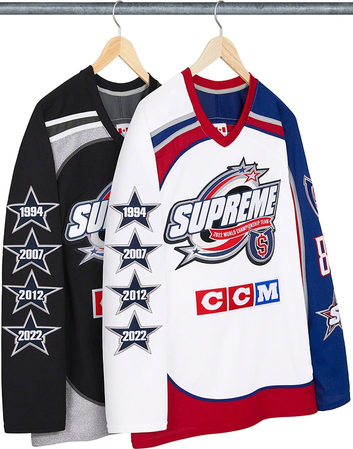 トップス Supreme 2022 All-Star Team Jersey Supreme CCM All Stars Hockey Jersey (FW22) - $248