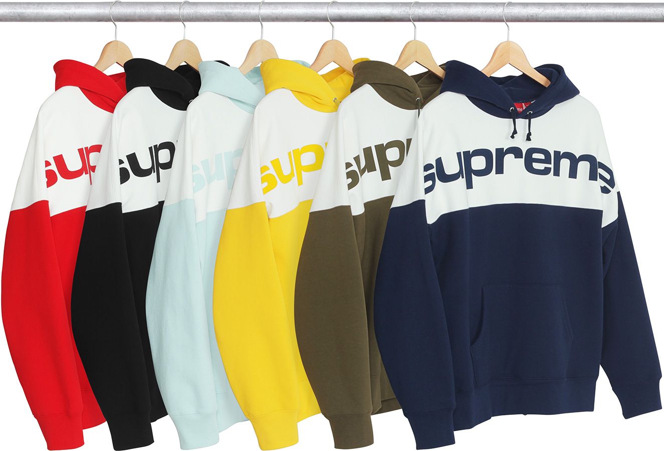 トップス Supreme Centerpiece Hooded Sweatshirt M Supreme Centerpiece Hooded Sweatshirt (FW17) - $158
