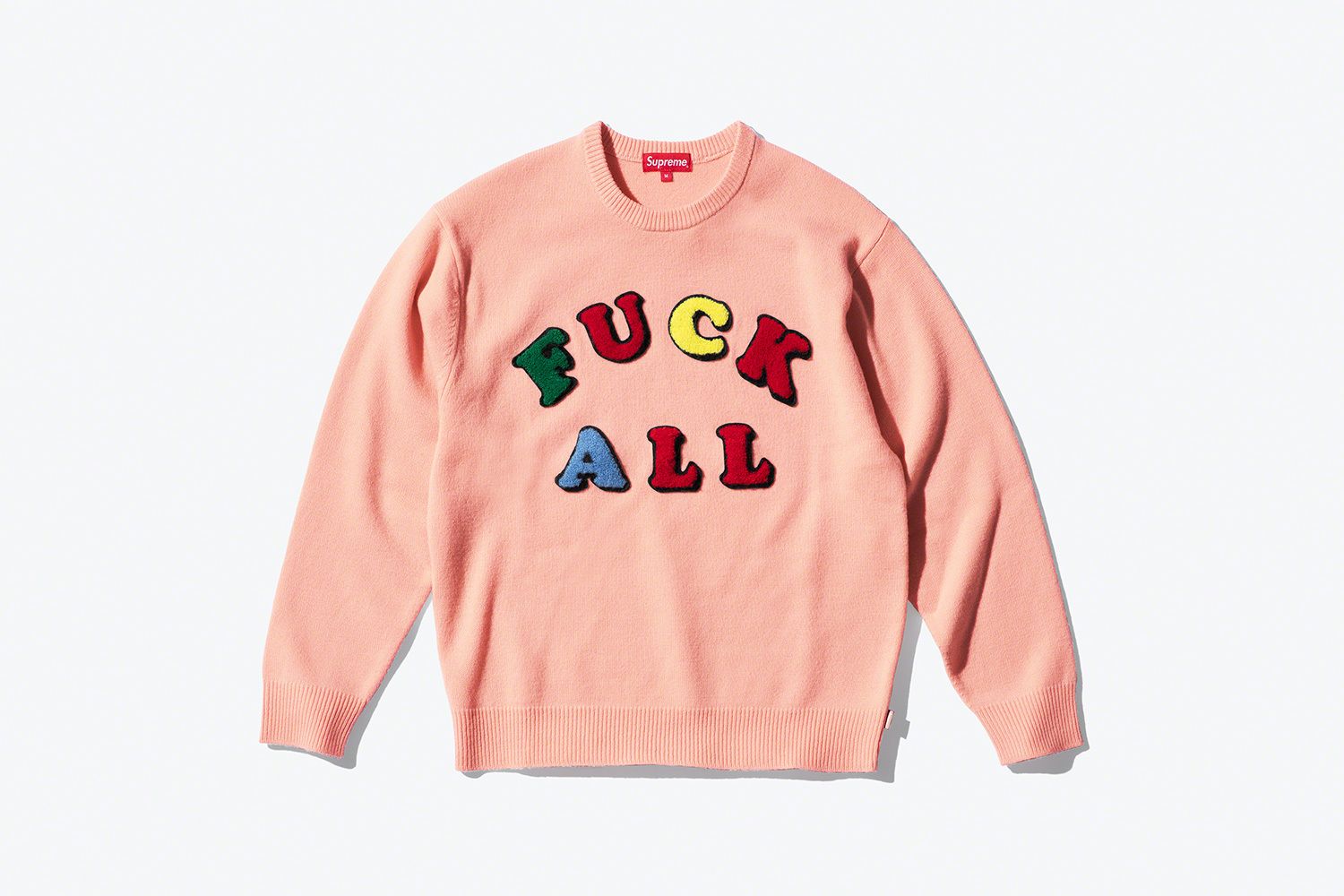 Supreme Jamie reid fuck all sweater