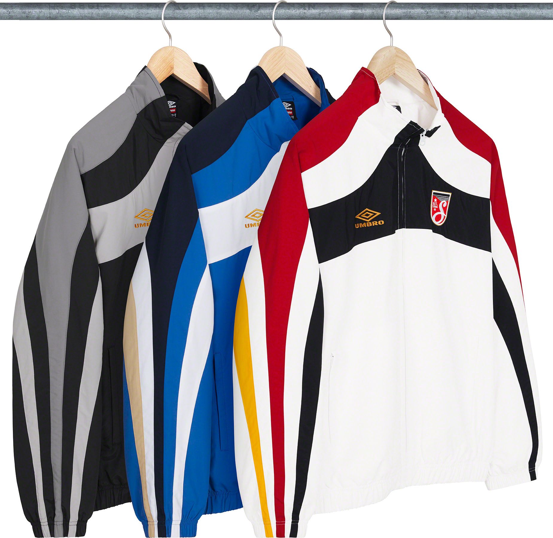 【Supreme × UMBRO】コラボジャケット ブラック 刺繍ロゴ Supreme Umbro Track Jacket Black Men's - SS22 - US