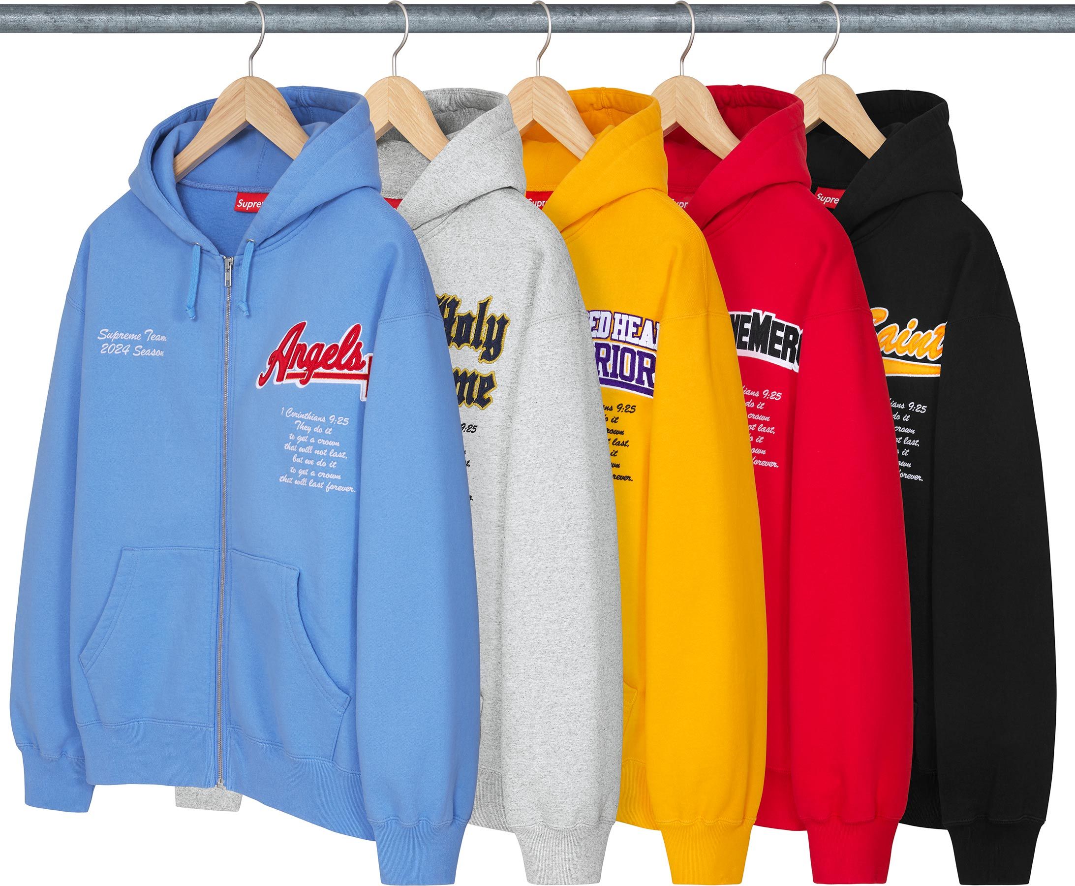 トップス SUPREME Collegiate Hooded Sweatshirt Supreme Collegiate Hooded Sweatshirt Dark Green Men's - SS24