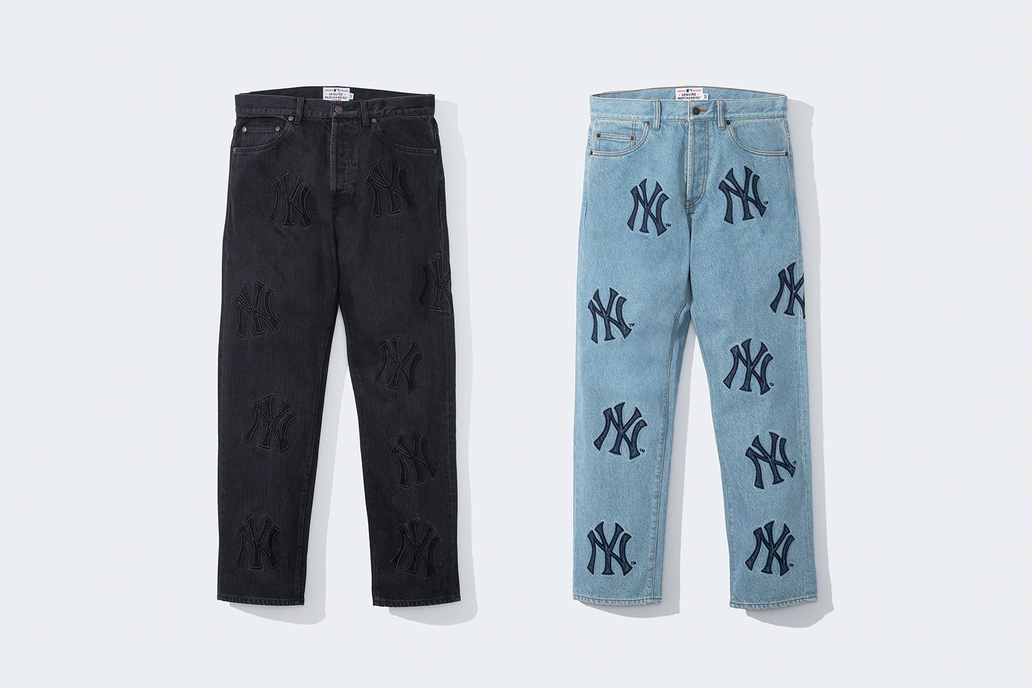 ら*ら様 supreme New York Yankees™ Track Pan Supreme New York Yankees™Track Pant (FW21) - $158