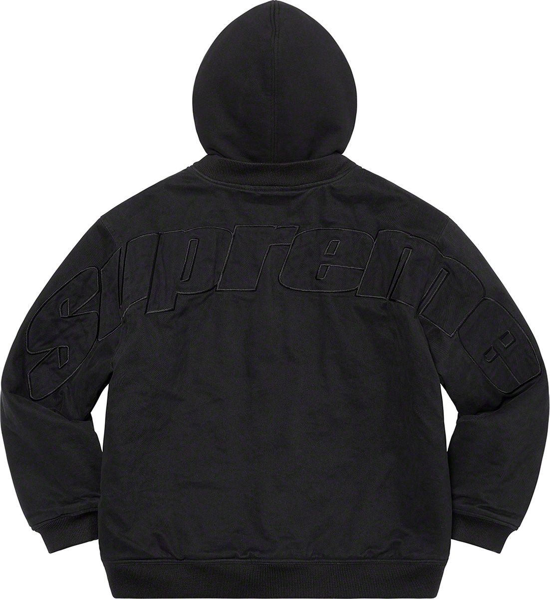 Supreme Hooded Twill Varsity Jacket (SS22) - $228