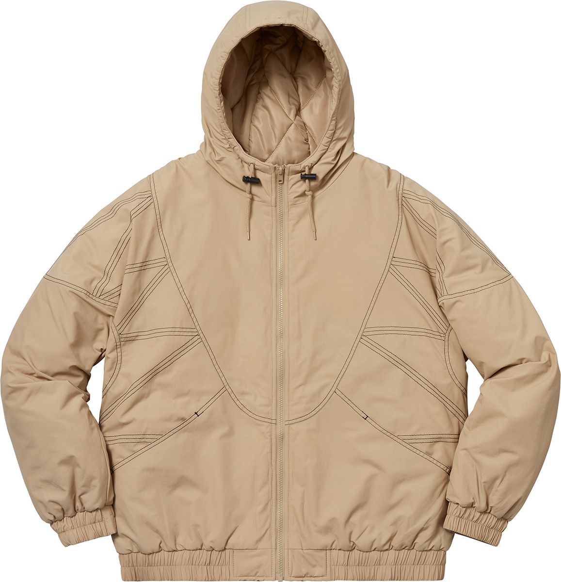 Zig Zag Stitch Puffy Jacket – Supreme