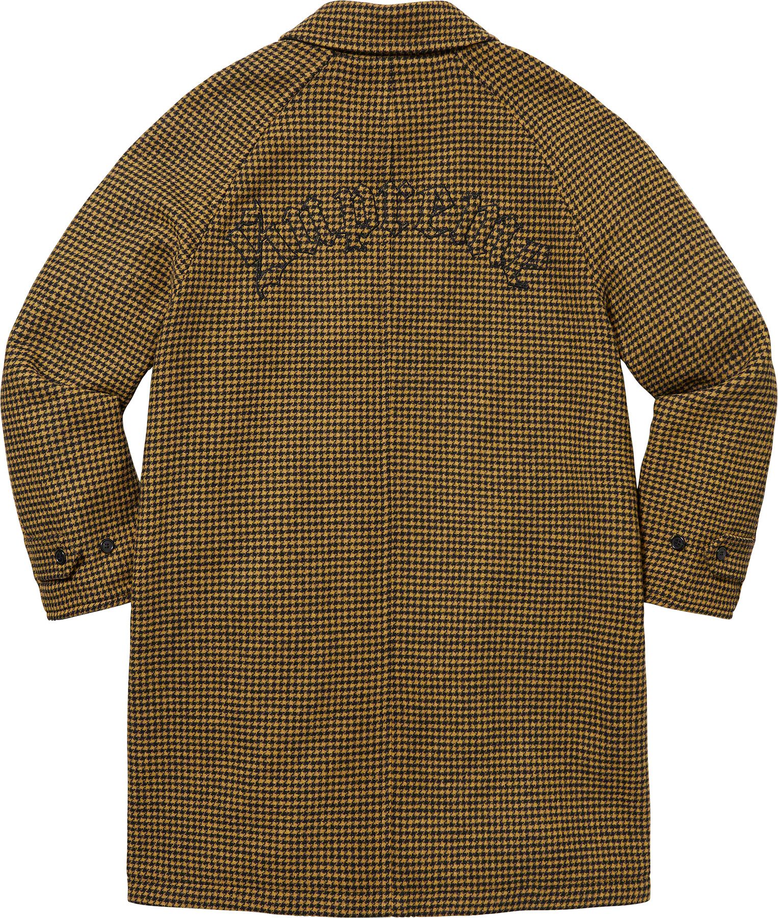Supreme Reversible Houndstooth Overcoat (FW23) - $798