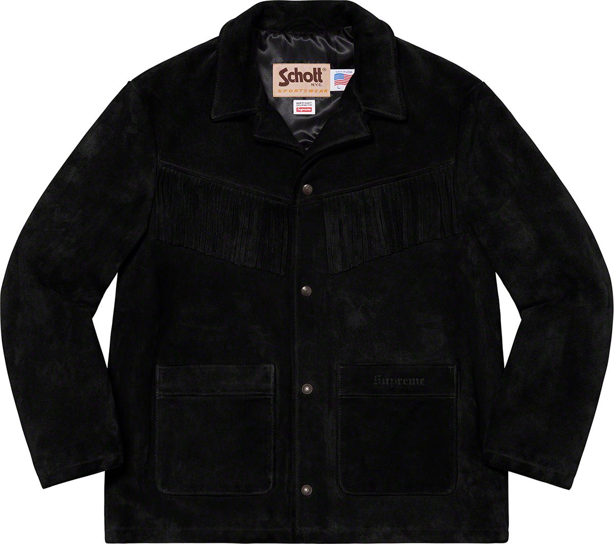 Supreme Schott Fringe Suede Coat Ｌサイズ Spring/Summer 2020 Preview – Supreme