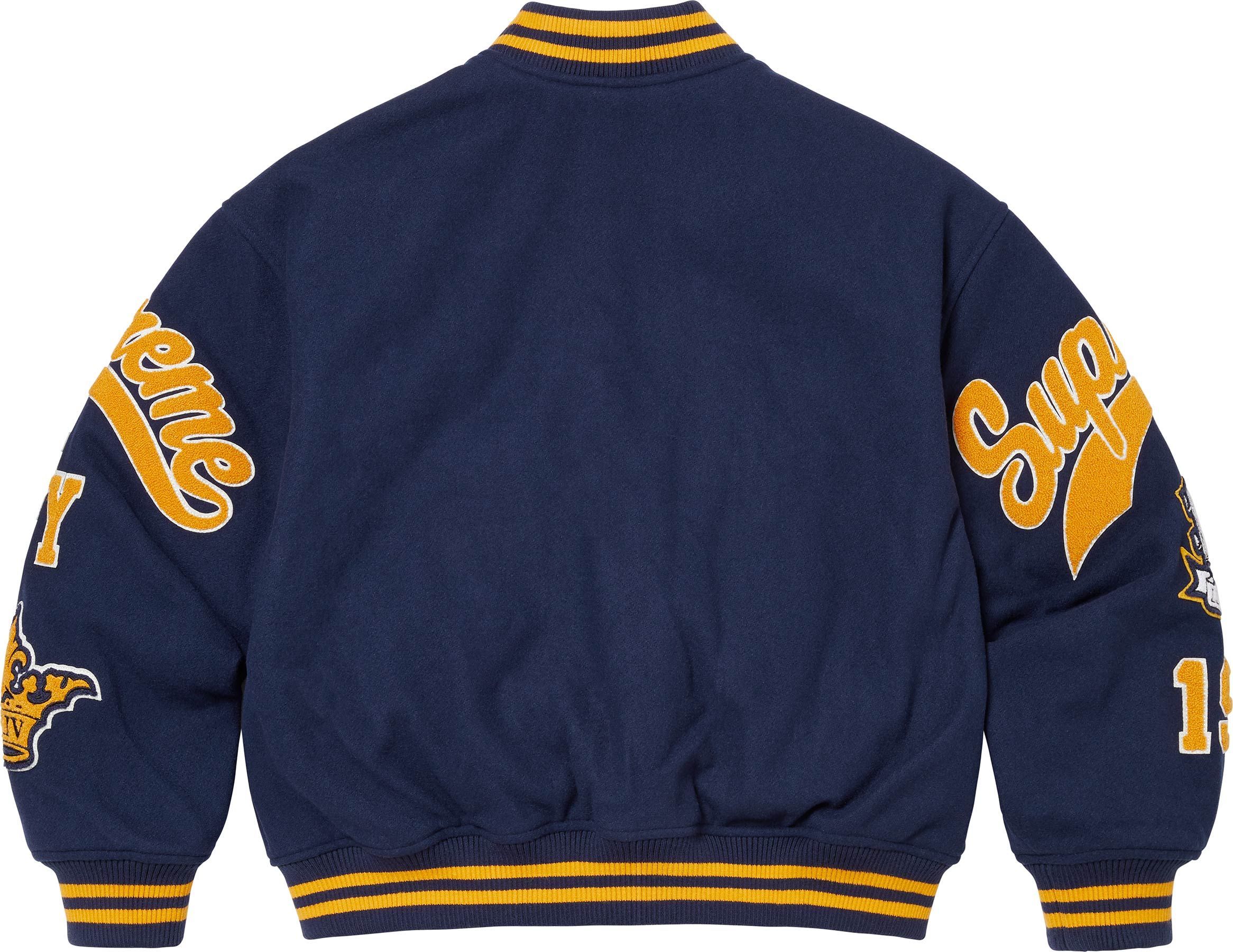 Supreme Veritas Varsity Jacket（サイズS） Supreme Veritas Varsity Jacket Black Men's - FW24 - US