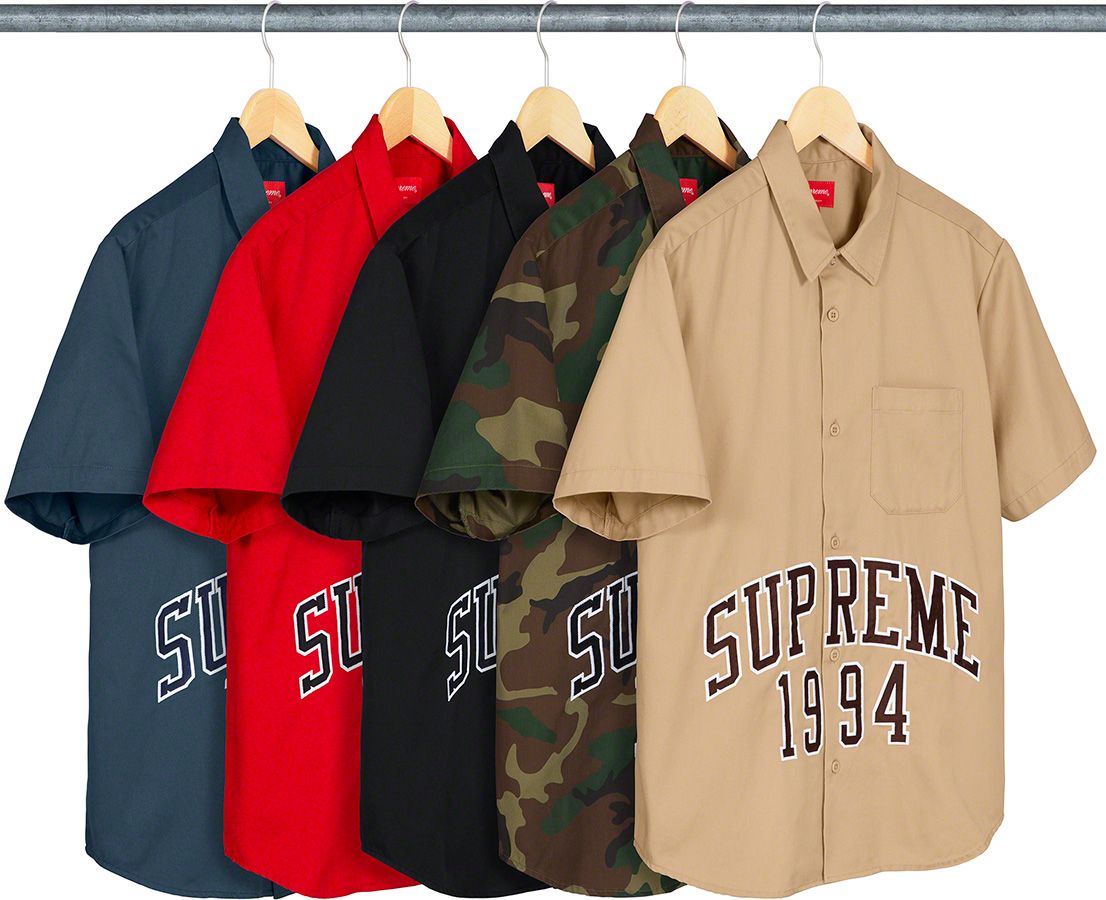 Arc Logo S/S Work Shirt – Supreme