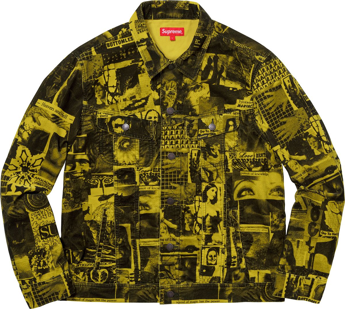 Supreme Vibrations Corduroy Jacket ジャケット Supreme Vibrations Corduroy Trucker Jacket White Men's