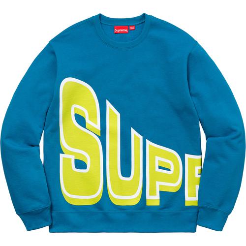 Supreme SS18 Side Arc Crewneck Size LARGE (ステッカー付き) Supreme Side Arc Crewneck (SS18) - $138