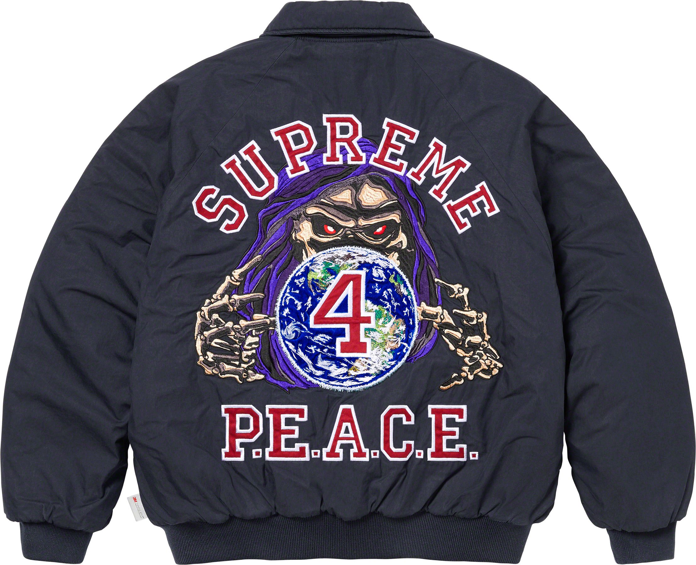 Peace Embroidered Work Jacket – Supreme