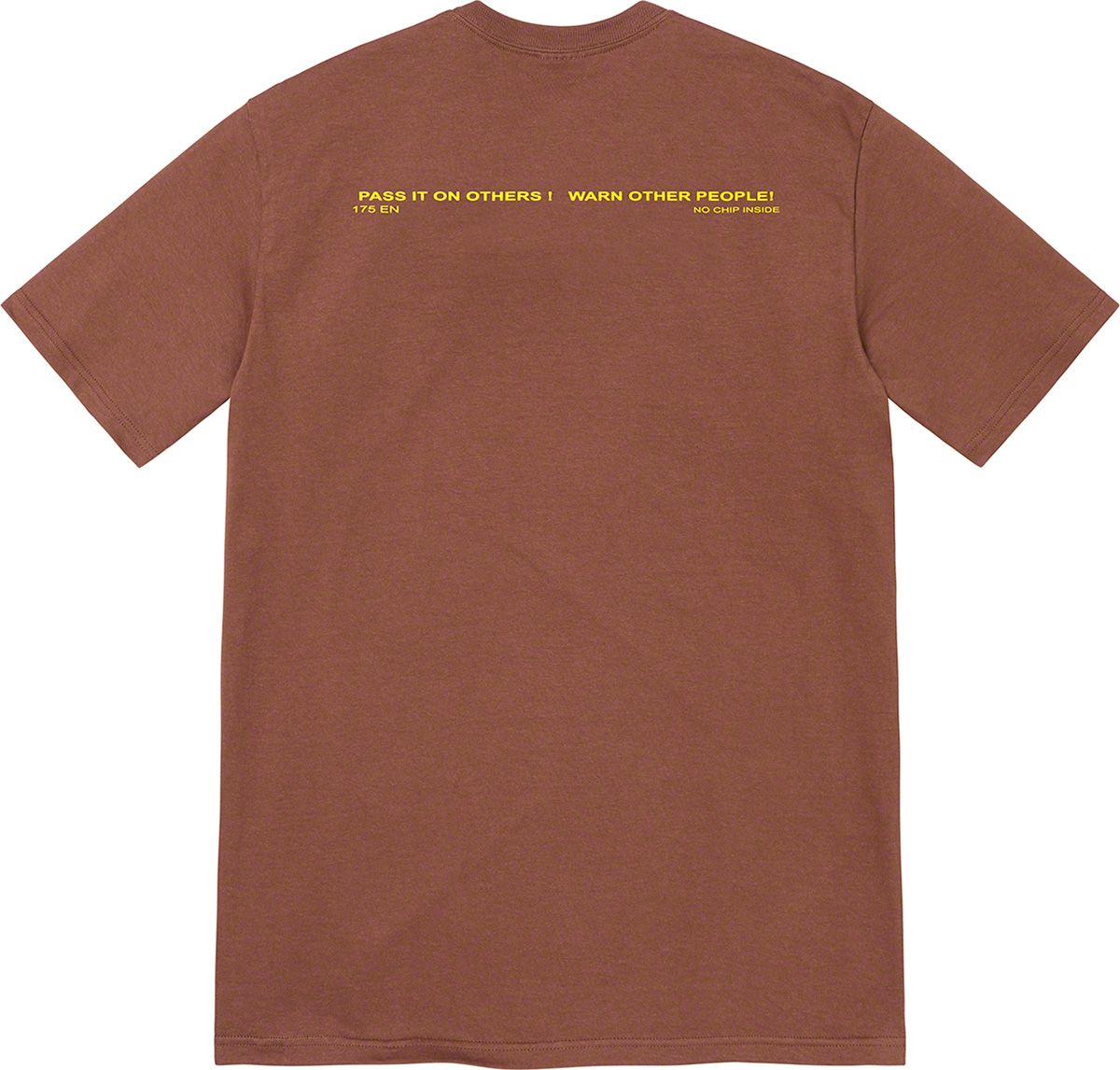 シュプリーム★警告ワーニングTシャツ★Warning Tee Warning Tee – Supreme