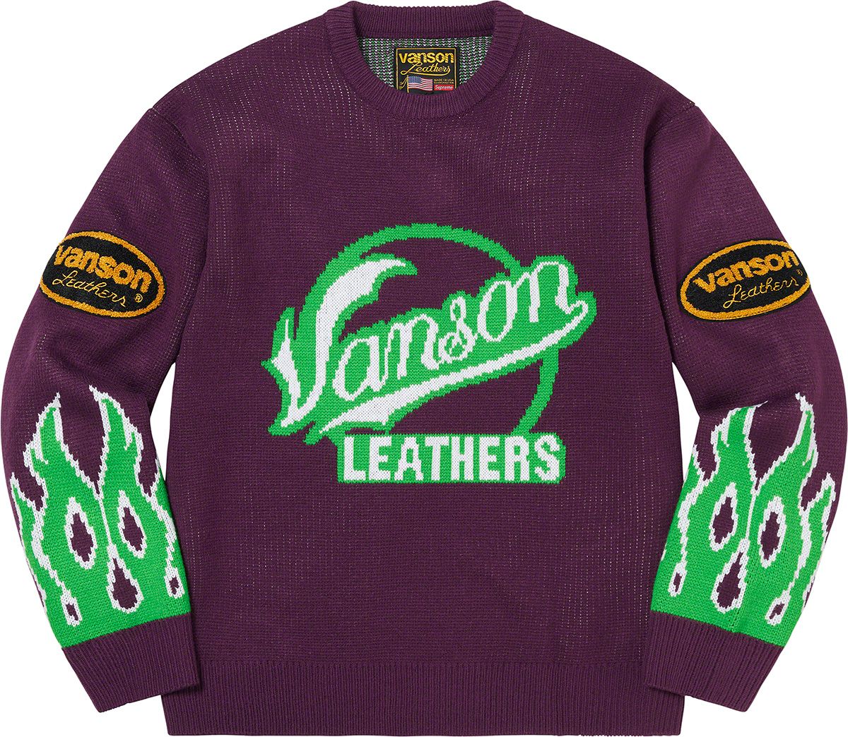 トップス supreme 22SS Vanson Leathers Sweater Supreme®/Vanson Leathers® Sweater – Supreme