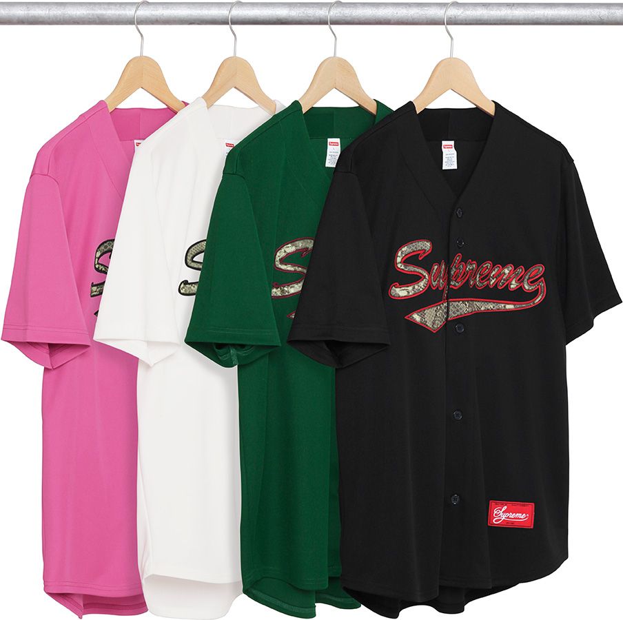 シュプリーム Supreme Glitter Arc Football Top Supreme Glitter Arc Football Top Red Men's - FW17 - US