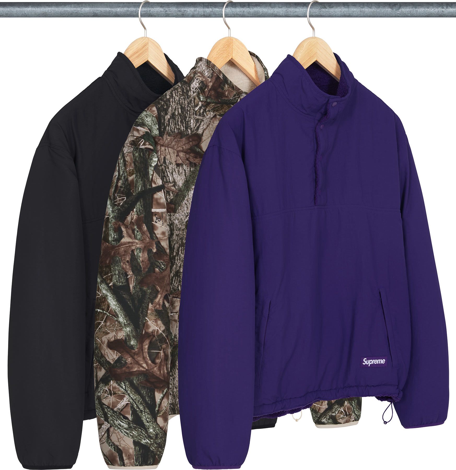 シュプリームPolartac Facemask HalfZip Pullover Size L - Supreme/Polartec Facemask Half Zip Pullover (Black