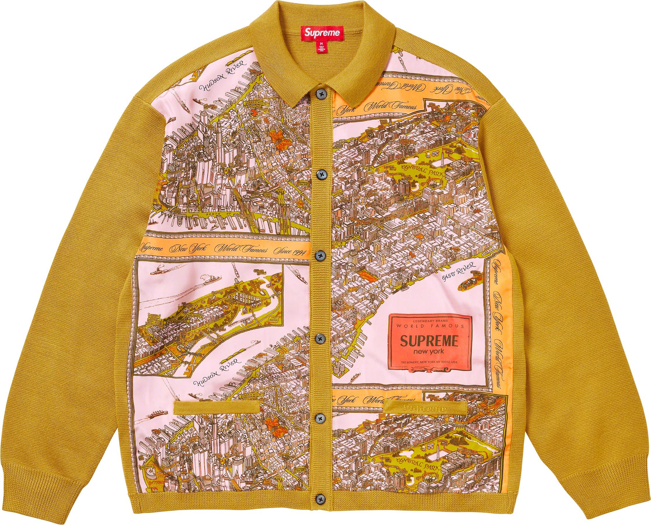トップス Supreme Applique Cable Knit Sweater L Supreme Appliqué Cable Knit Sweater Pink Men's - FW23 - US
