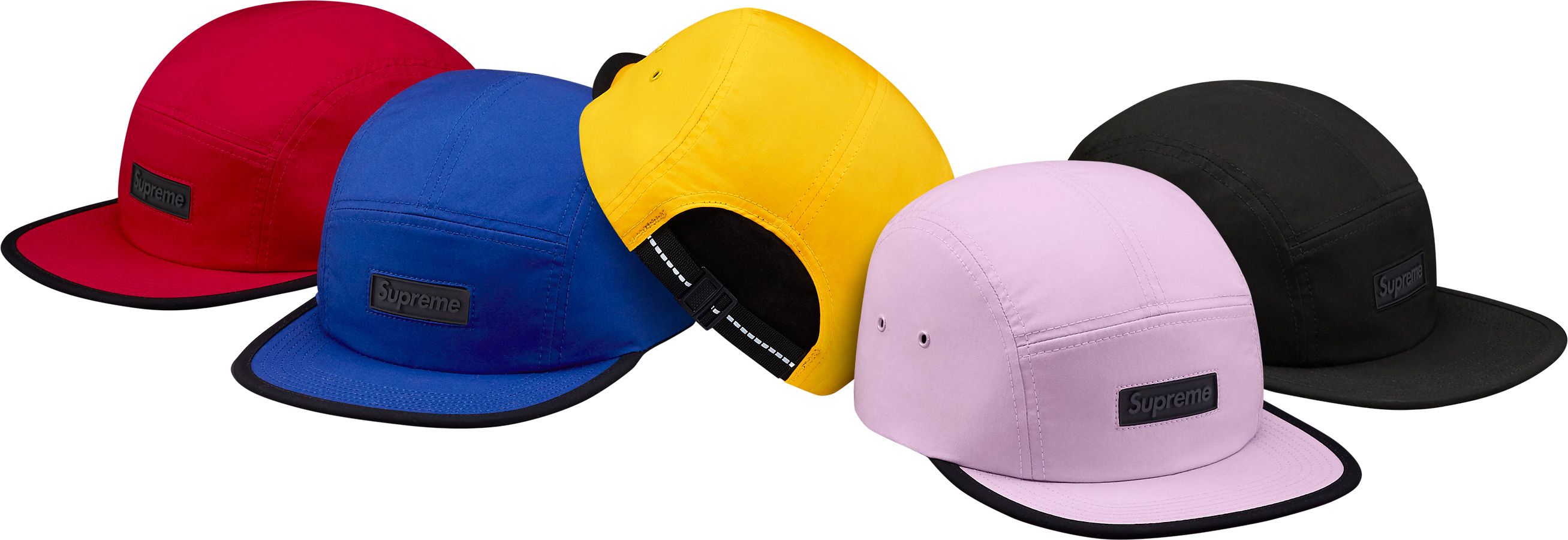 Supreme - Tri-Color Rubber Logo Camp Cap - UG.SHAFT