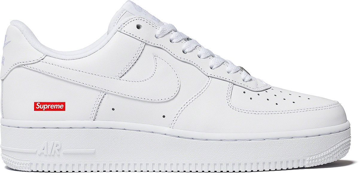 SUPREME NIKE AIR FORCE 1 LOW 27cm 白 Supreme Nike Air Force 1 Low White Size 10 DS Brand New IN