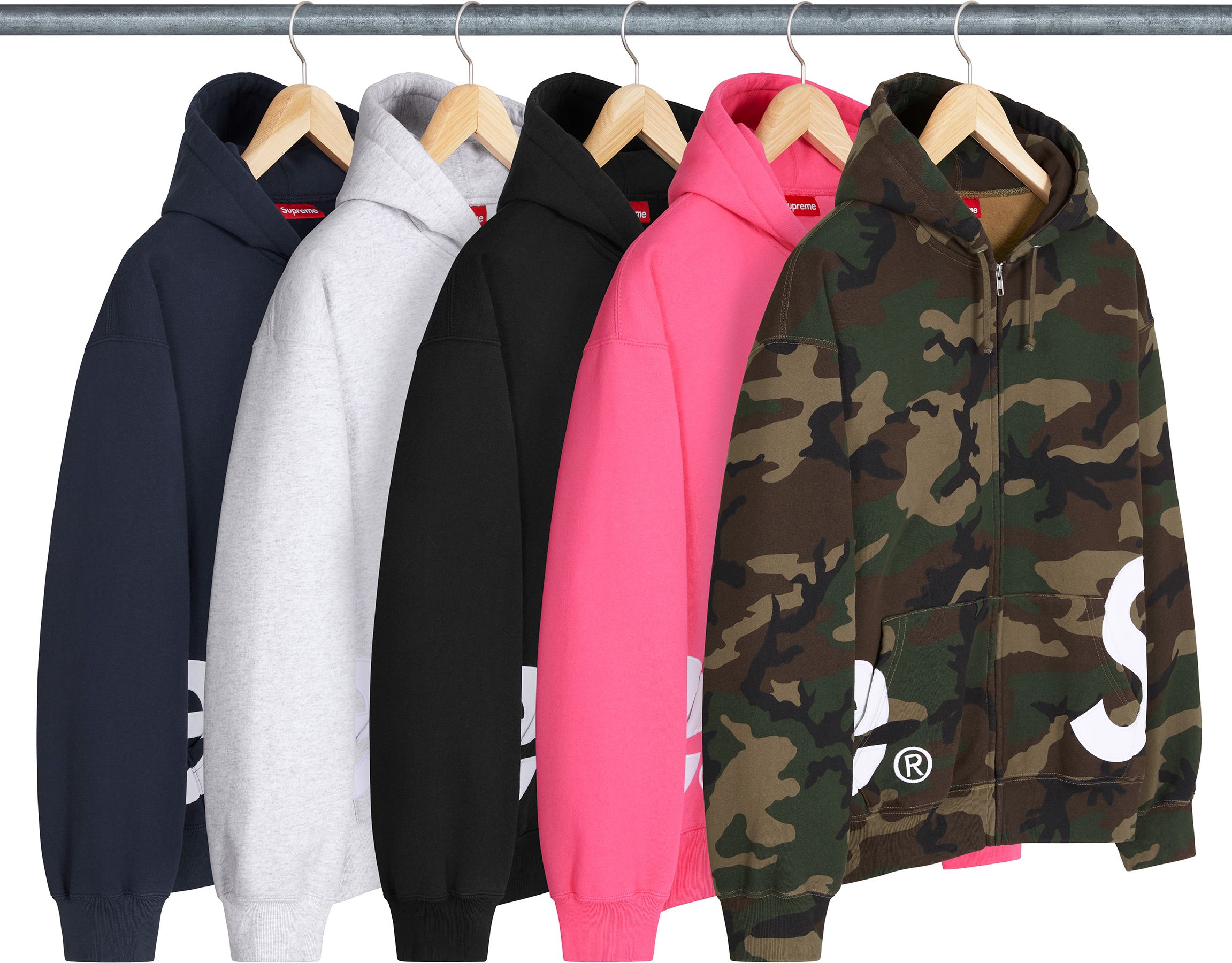 Supreme Pitbulls Embroidered Hooded Sweatshirt (SS25) - $168