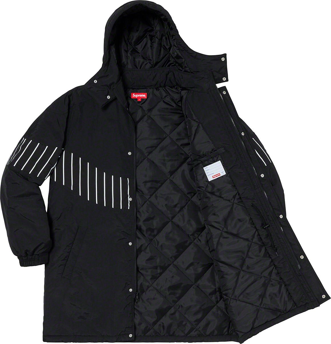 シュプリーム/19AW PINSTRIPE PANEL SPORTS PARKA d1902f54f42cf1442262203174cb57