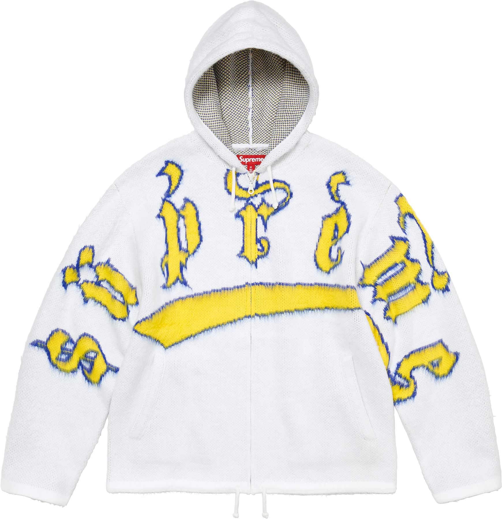 トップス Supreme Brushed Zip Up Hooded Sweatshirt Supreme Brushed Zip Up Hooded Sweatshirt Orange Men's - FW23