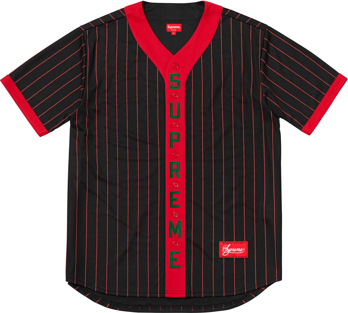 トップス 18AW Vertical Logo Baseball Jersey Fall/Winter 2018 Preview – Supreme