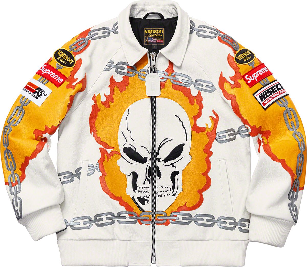 supreme×vansonボーンライダース Supreme®/Vanson Leathers® Ghost Rider© Jacket – Supreme