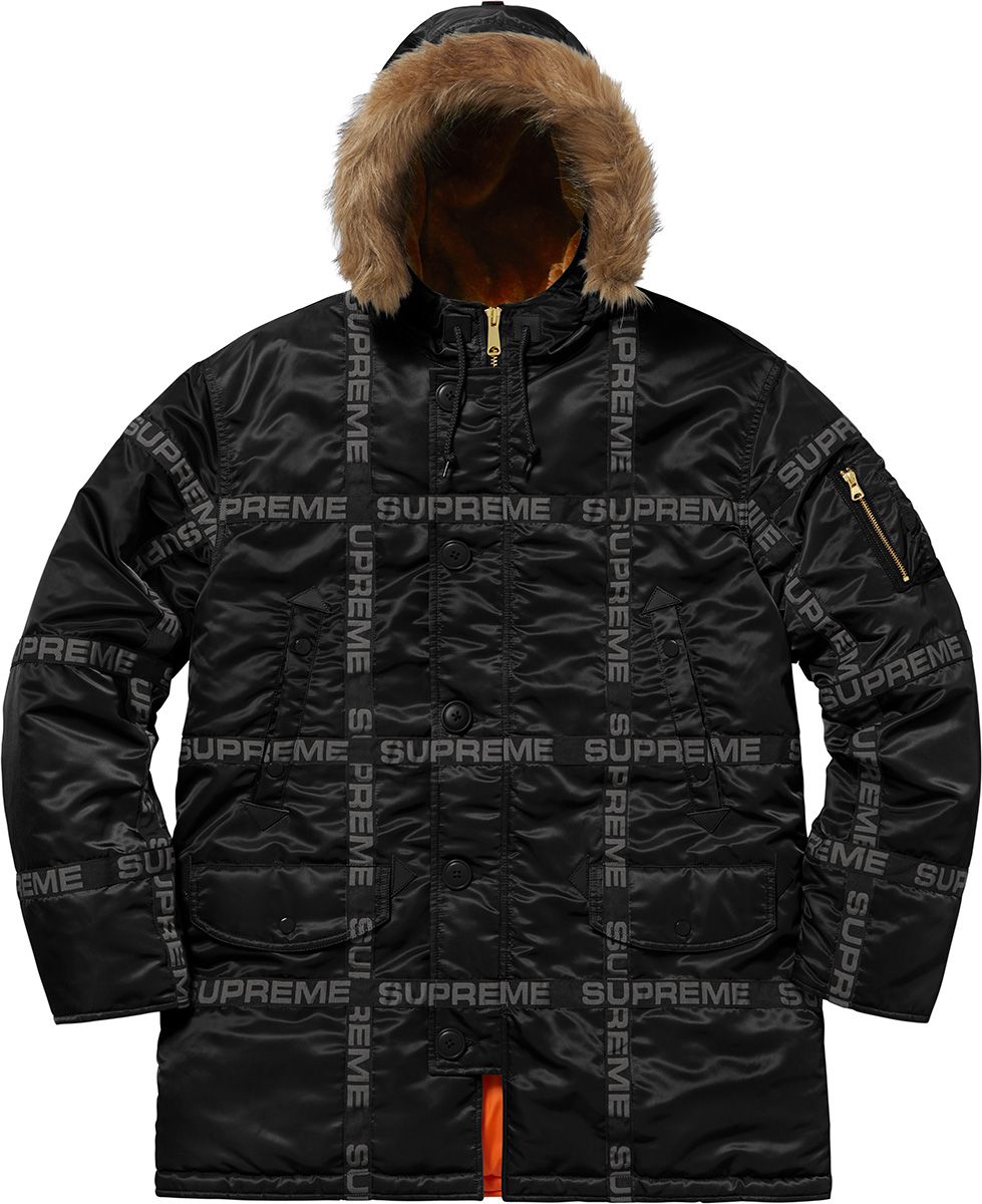 【専用】A/W Supreme Logo Tape N-3B Parka M Logo Tape N-3B Parka – Supreme