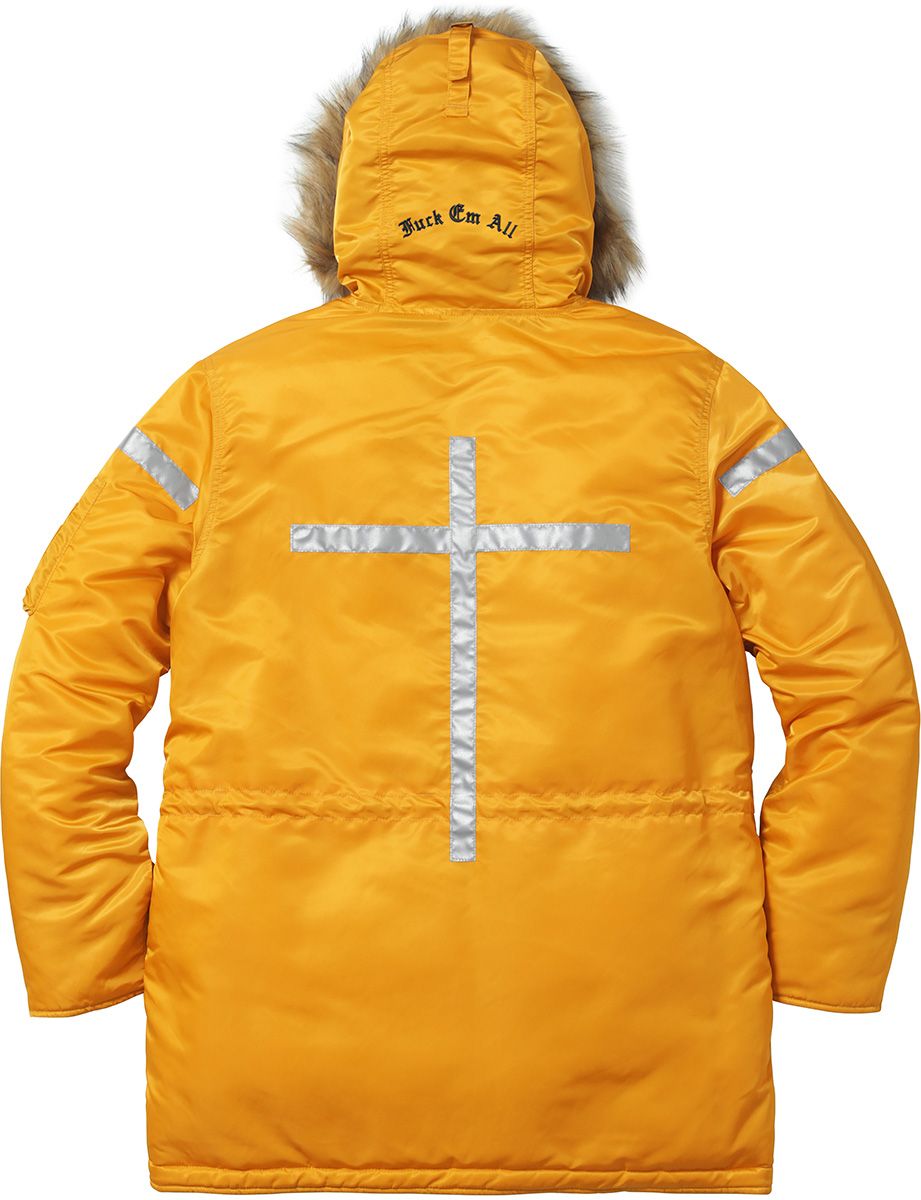 supreme n-3b パーカー Supreme Logo Tape N-3B Parka (FW18) - $378