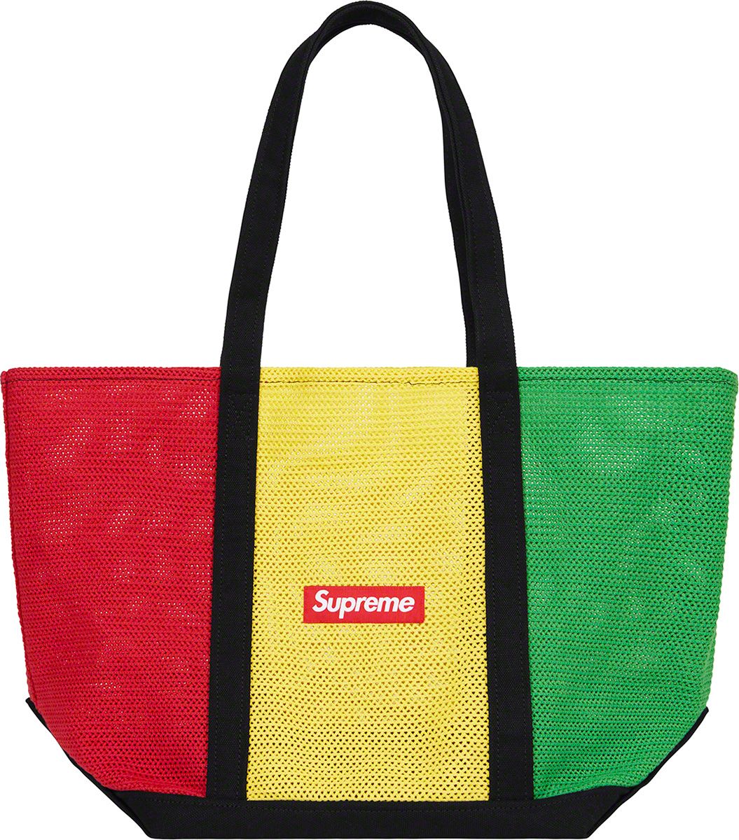 Supreme String Tote メッシュトートバッグ Supreme String Tote Black - SS21 - US