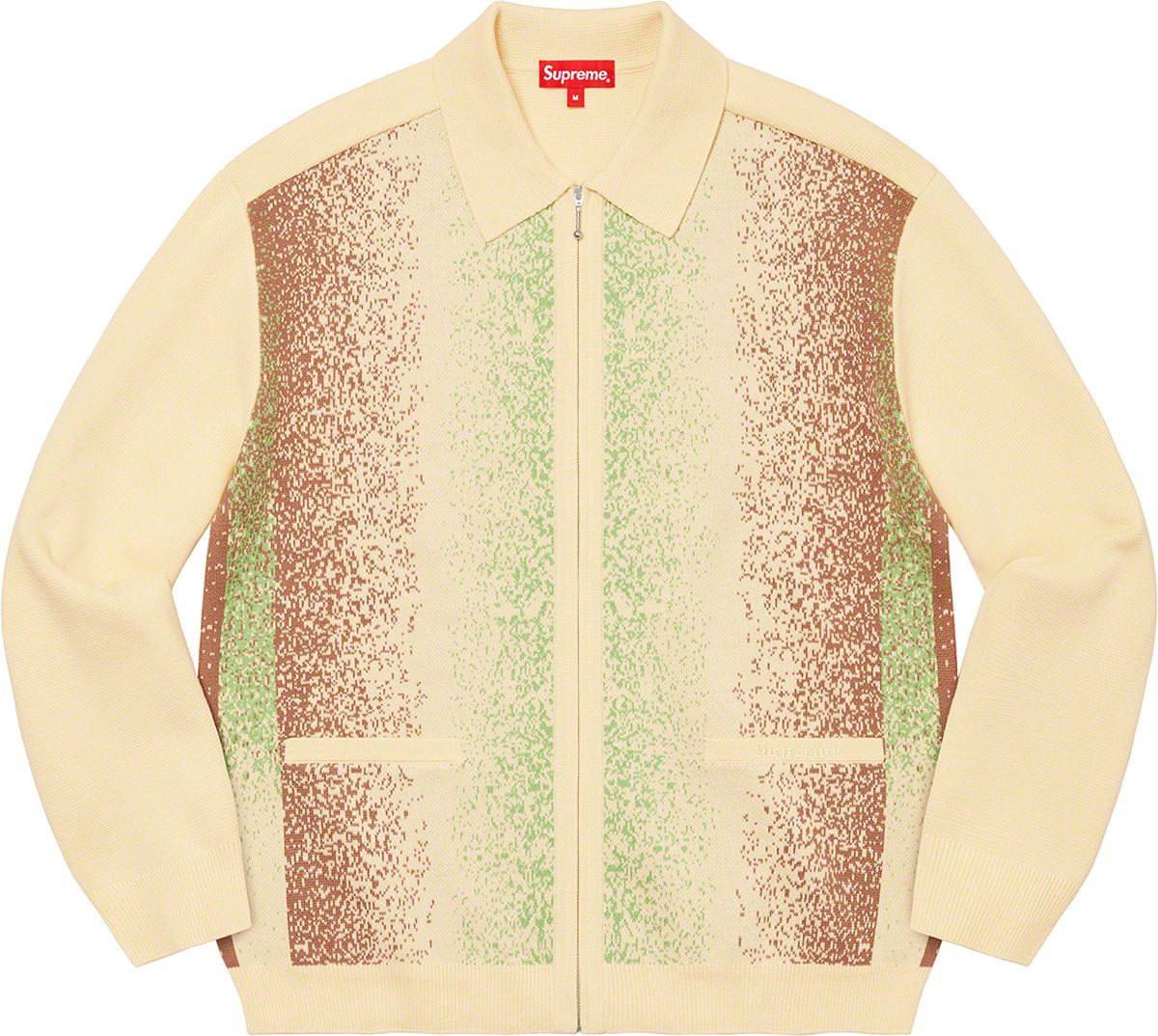 トップス supreme Gradient Stripe Zip Up Cardigan Gradient Stripe Zip Up Cardigan – Supreme