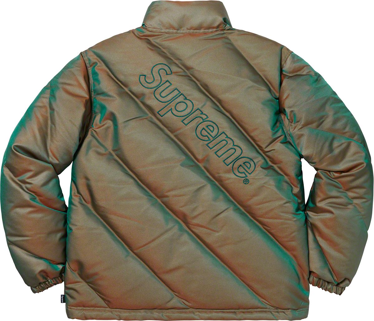 ジャケット・アウター Supreme Iridescent Puffy Vest S Iridescent Puffy Jacket – Supreme