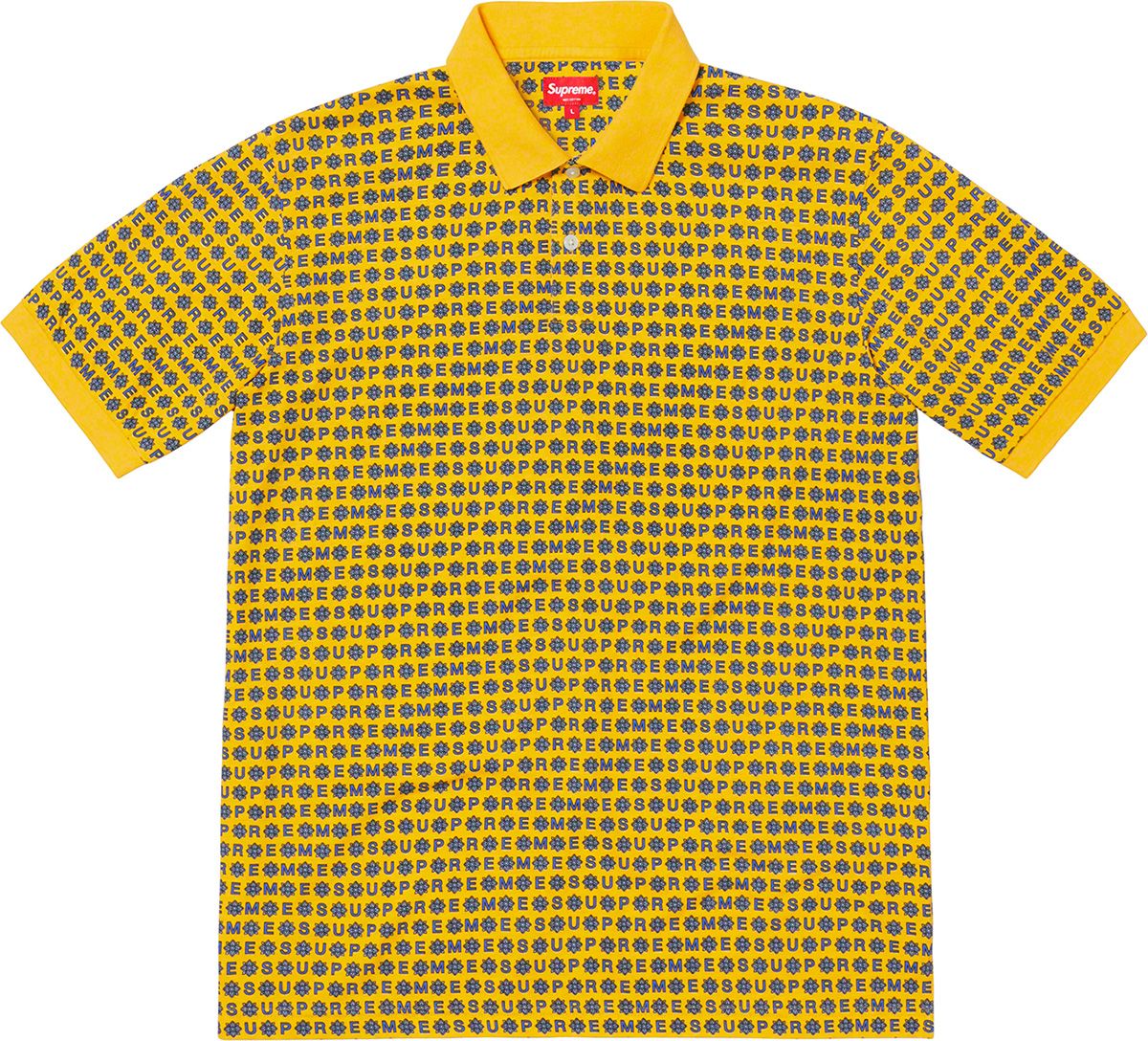 Supreme 19ss Pinstripe Half Zip Polo ブルー Supreme Pinstripe Half Zip Polo (SS19) - $128