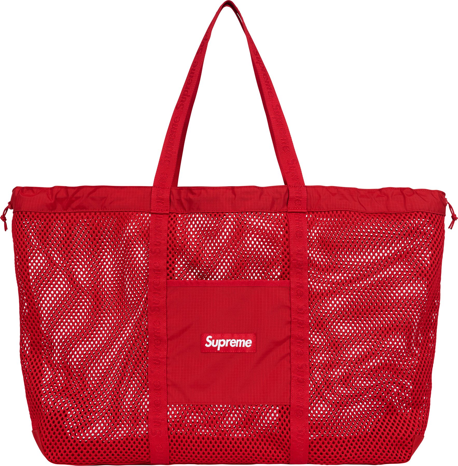 【完全未開封】supreme Mesh Tote Bag Red Spring/Summer 2025 Preview – Supreme