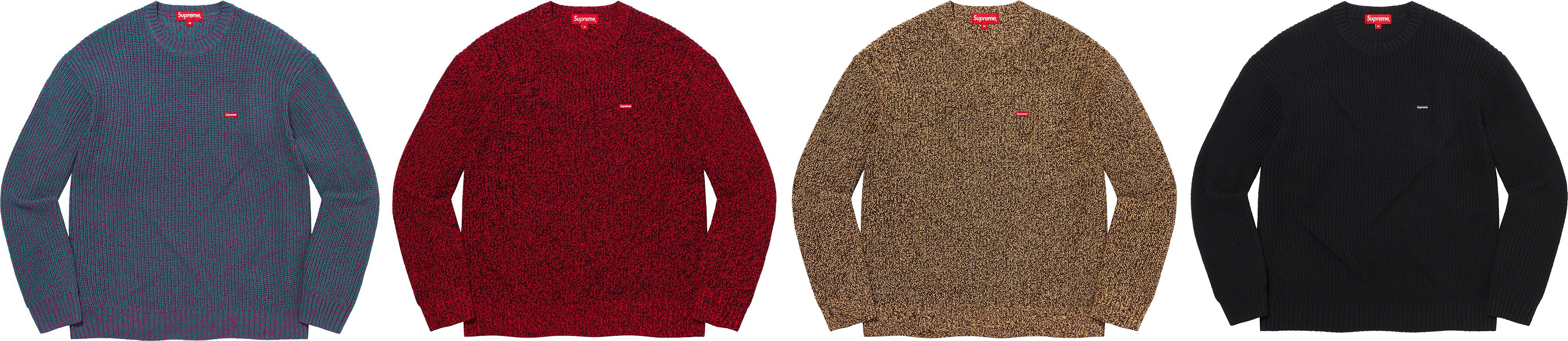 Mélange Rib Knit Sweater – Supreme