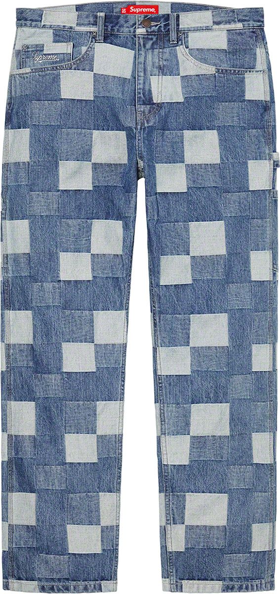 パンツ Supreme 21SS patched denim painter pant Patched Denim Painter Pant – Supreme