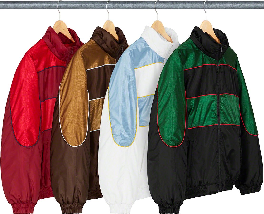 シュプリーム/19AW PINSTRIPE PANEL SPORTS PARKA Pinstripe Panel Sports Parka – Supreme