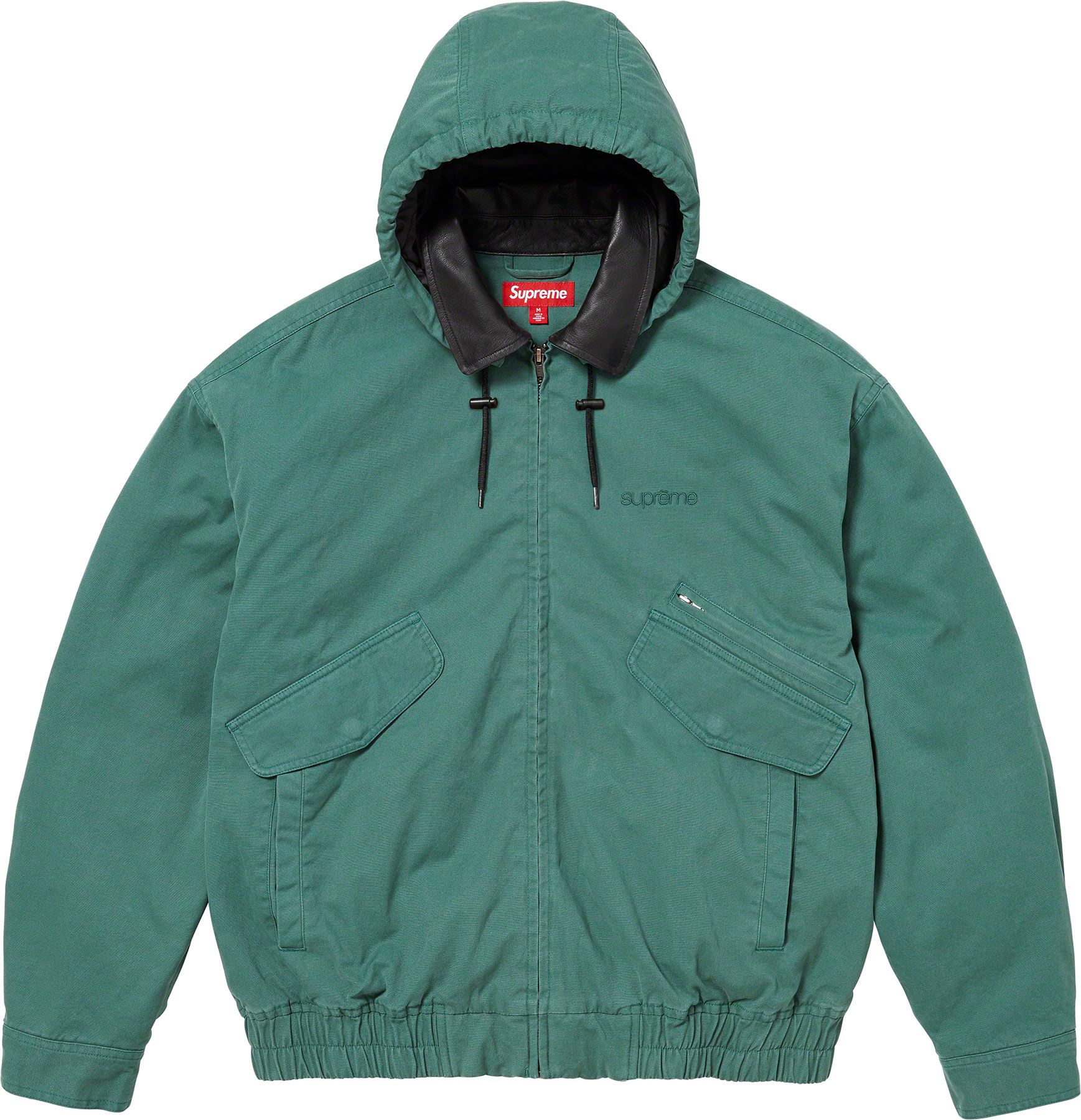 ジャケット・アウター Supreme Leather Collar Utility Jacket Supreme Leather Collar Utility Jacket (FW24) - $238