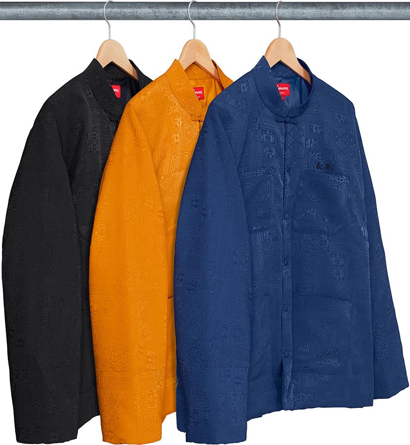 ジャケット・アウター Supreme 18ss Woven Striped Batik Jacket Woven Striped Batik Jacket – Supreme