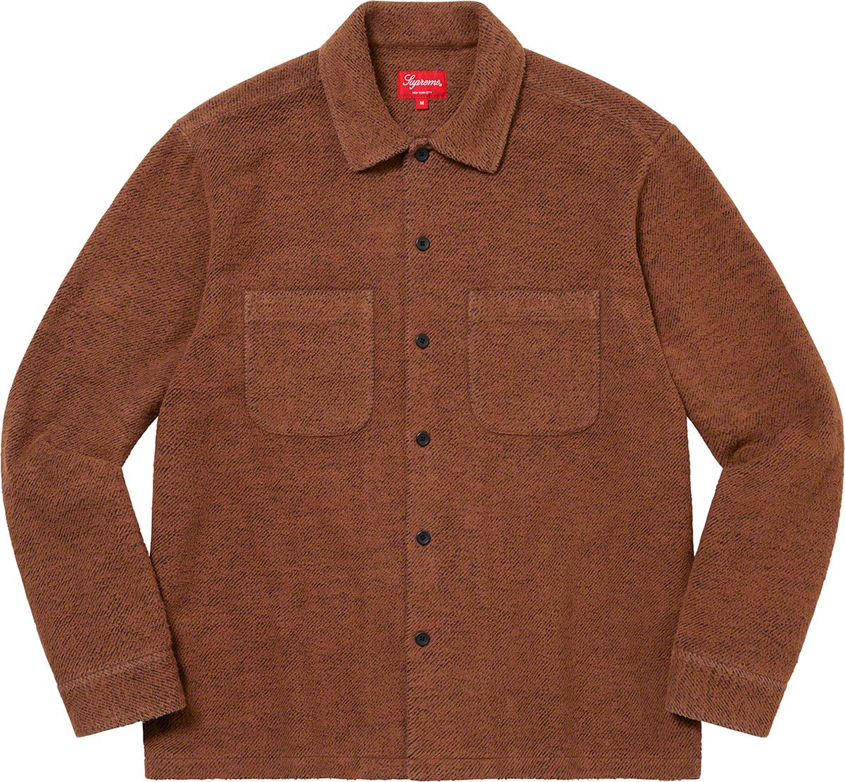 トップス Supreme Fleece Hooded Denim Shirt Blue M Supreme Hooded Denim Shirt Blue Men's - SS25 - US