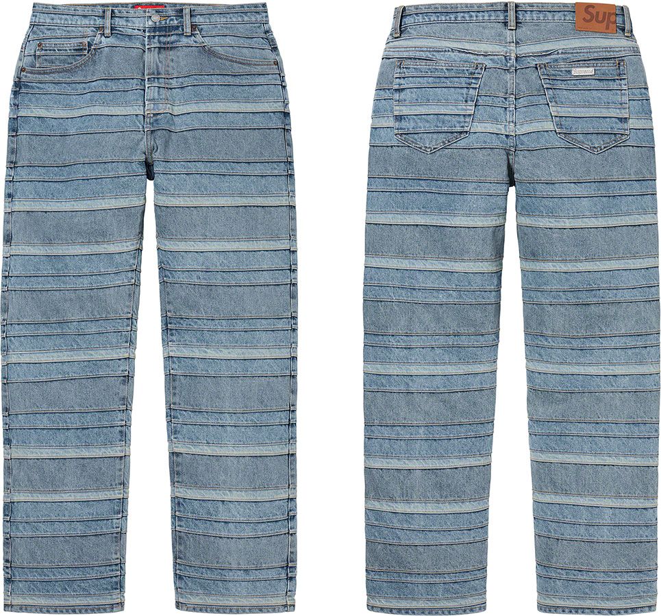 新品 Supreme Layered Jean 34 ブラック 定価以下 Layered Jean – Supreme