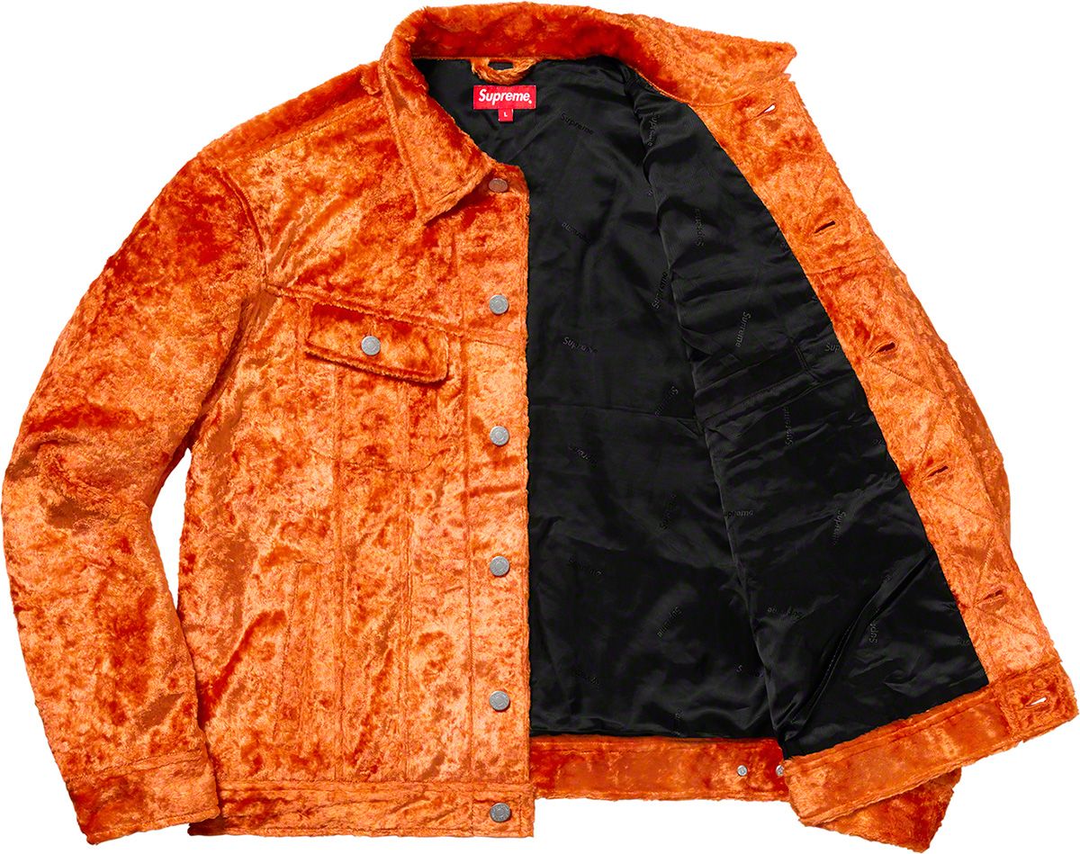Supreme Fuzzy Pile Trucker Jacket Lサイズ Fuzzy Pile Trucker Jacket – Supreme