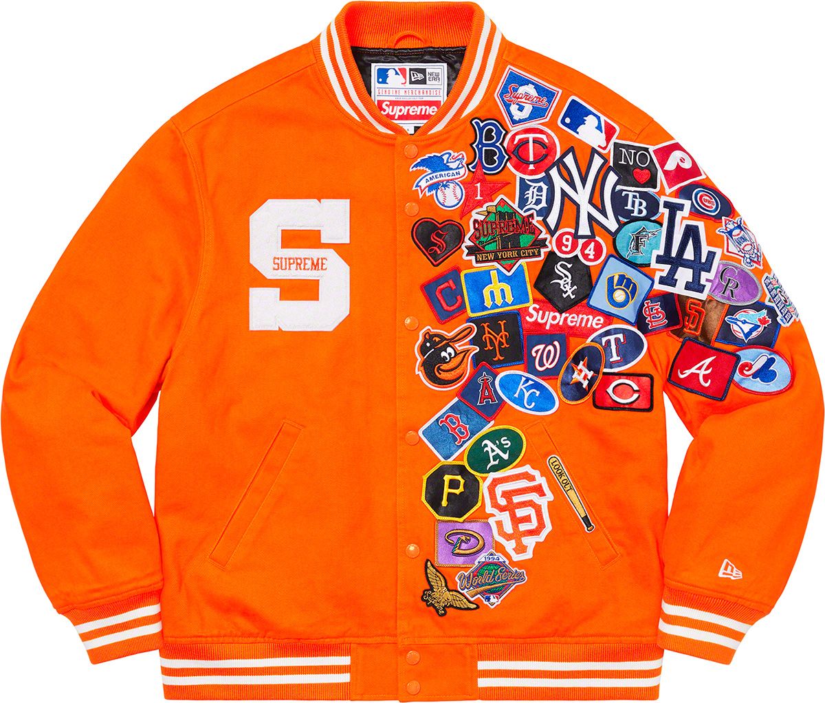 Supreme / New Era®/ MLB Varsity Jacket Supreme New Era MLB Varsity Jacket Navy Men's - SS20 - US
