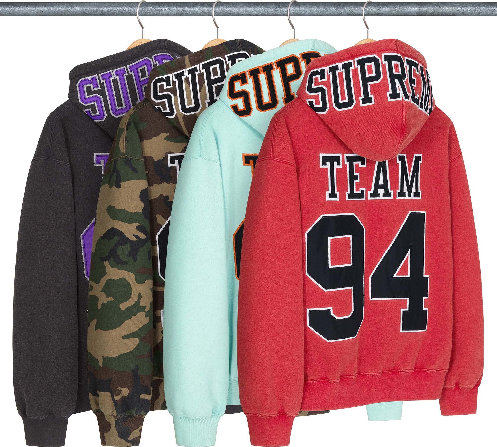 Supreme Team 94 Hooded Sweatshirt シュプリーム Spring/Summer 2025 Preview – Supreme