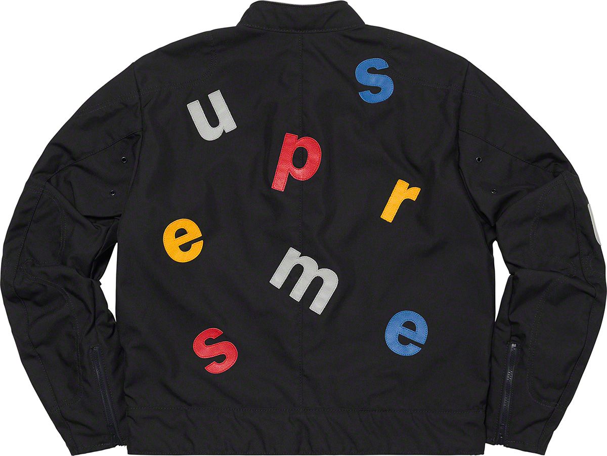 ジャケット・アウター Supreme Vanson Cordura Letters Jacket M Supreme Vanson Leathers Letters Cordura Jacket (SS20) - $998
